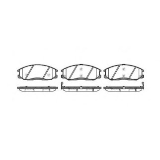 Колодки тормозные REMSA _077102 фото