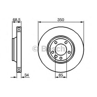 Диск тормозной BOSCH 0 986 479 251 фото