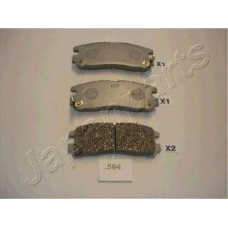 Колодки тормозные Japanparts PP-594AF фото