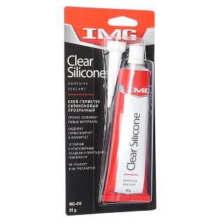 Клей-герметик IMG силиконовый прозрачный 85гр фото
