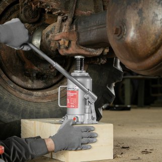 Домкрат гидравлический бутылочный, 20 т, h подъема 242-452 мм MATRIX 50731 фото 16