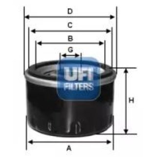 Фильтр масляный UFI 23 575 00 фото