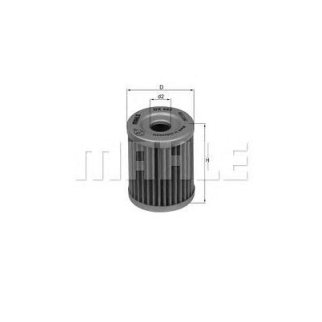 Фильтр масляный MAHLE OX 407 фото 2