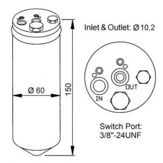 Осушитель системы кондиционирования NRF 33137 фото