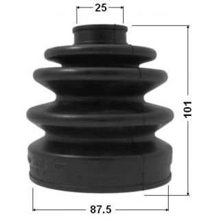 Пыльник наруж ШРУСа (к-кт) FEBEST 1217-011 фото 2