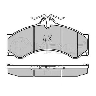 Колодки тормозные передние к-кт Meyle 025 290 7620 фото