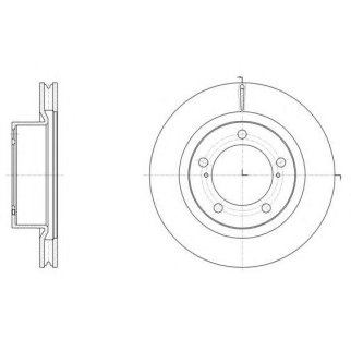 61517.10_диск тормозной передний! Toyota Land Cruiser 200 4.7/4.5D 08> фото