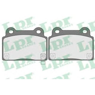 Колодки тормозные задние дисковые к-кт Lpr 05P1565 фото