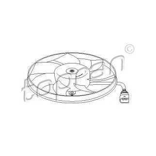 Вентилятор радиатора topran 111285755 фото