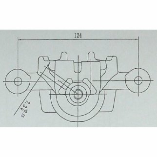 Суппорт тормозной задний TRIALLI CF 084708 фото 4