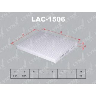 Фильтр салона LYNXauto LAC-1506 фото
