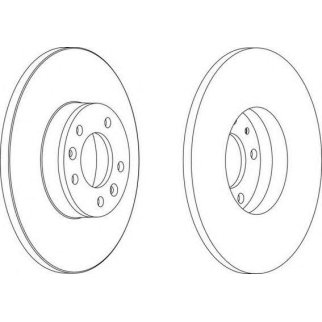 Диск тормозной задний FERODO DDF1602 фото