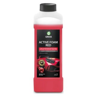 Шампунь автомобильный для бесконт.мойки Active Foam Red 1кг GraSS фото