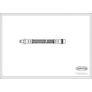 Шланг тормозной CORTECO 19032835 фото
