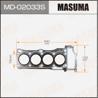 Прокладка ГБЦ Masuma MD-02033S фото
