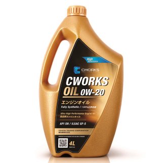 Масло моторное CWORKS OIL 0W-20 GF-5 (4л) CWORKS A110R1004 фото
