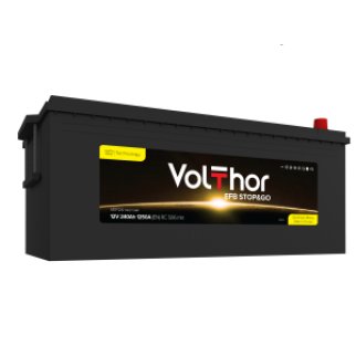 Аккумуляторная батарея VOLTHOR EFB 6СТ240 (+слева(3)) Словения 517х275х236 1250А фото