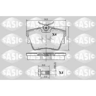 Колодки тормозные дисковые (комплект) фото