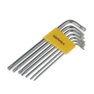Набор ключей TORX Г-образных удлиненных T10-T40 7пр. ЭВРИКА фото 1