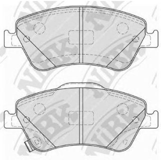 Колодки тормозные задние к-кт NiBK PN1835 фото