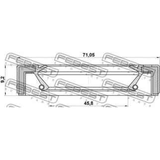 Сальник ступичный задний 47x71x9.2 фото