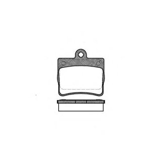 Колодки MB W202 1.8/2.0D/2.5D/TD 93-01 задние к-кт Remsa фото