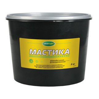 Мастика OIL RIGHT резино-битумная 2кг. фото
