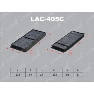 Фильтр салона LYNXauto LAC405C фото