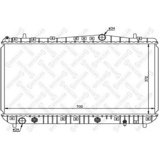 Радиатор основной Stellox 10-25342-SX фото