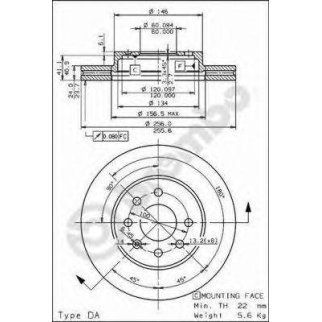 Диск тормозной brembo 09.7820.10 фото