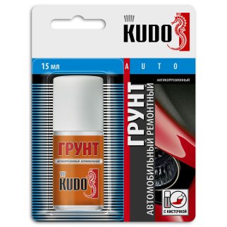 Грунт KUDO ремонтный с кистью 15мл. фото
