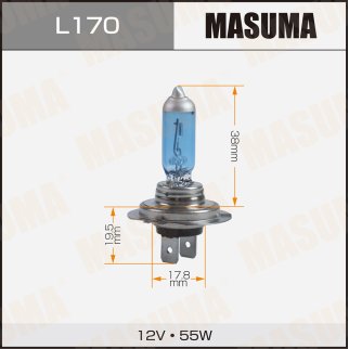 Лампа галогенная Masuma L170 фото