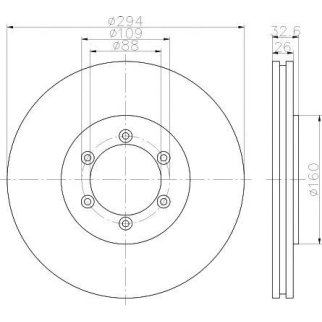 Диск тормозной TEXTAR 921626 00 фото