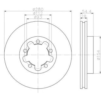 Диск тормозной передний вентилируемый TEXTAR 92151803 фото