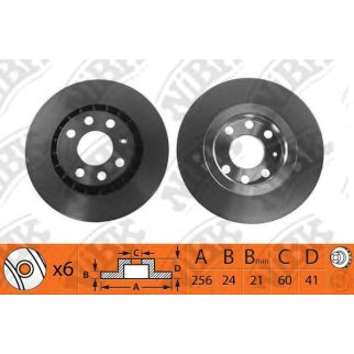 Диск тормозной NiBK RN1017 фото