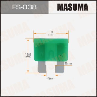 Предохр. Флажковые Стандарт 30А MASUMA FS038 фото