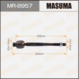 Тяга рулевая Masuma MR-8957 фото