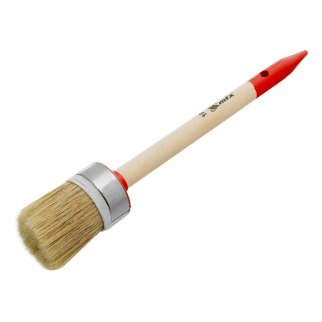 Кисть круглая, Профи №10, 40 мм, натуральная щетина, деревянная ручка MATRIX 82047 фото 2