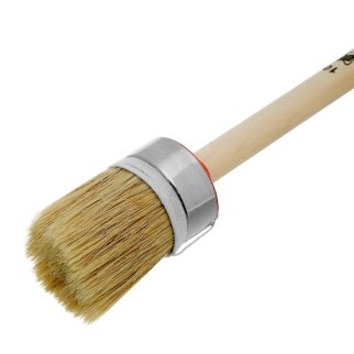 Кисть круглая, Профи №10, 40 мм, натуральная щетина, деревянная ручка MATRIX 82047 фото 4