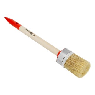 Кисть круглая, Профи №10, 40 мм, натуральная щетина, деревянная ручка MATRIX 82047 фото