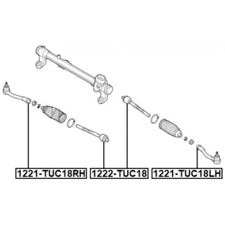 Наконечник рулевой левый фото 2
