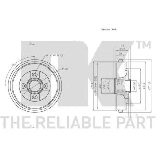 Барабан тормозной задний со ступицей и подшипником в сборе (200x38mm) / OPEL Agila-A,SUZUKI Wagon R+ фото