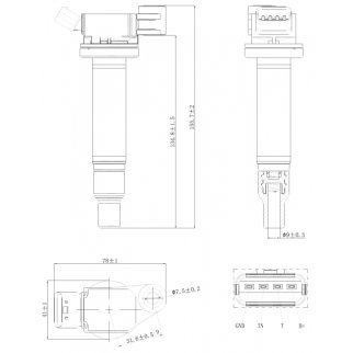 Катушка зажигания FEBEST 01640-012 фото 2