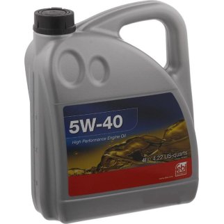 Масло моторное FEBI Bilstein 5W-40 синтетическое 4 л 32937 фото