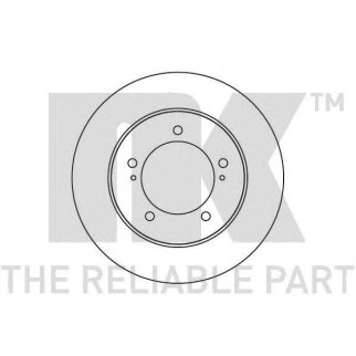 Диск тормозной передний вентилируемый NK 205215 фото