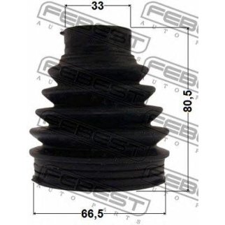 Пыльник шрус комплект pvc 66.5x80.5x33 фото