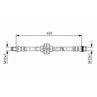 Трубка тормозная BOSCH 1 987 481 567 фото