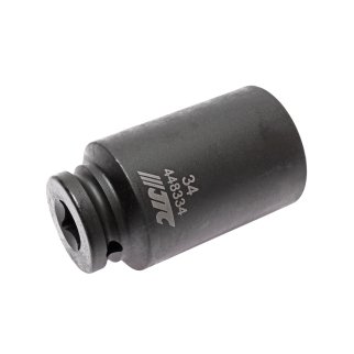 Головка торцевая 34 1/2" 12гр ударная тонкостенная 82мм JTC фото 1