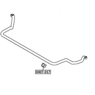 Втулка переднего стабилизатора ASVA 0407-017 фото