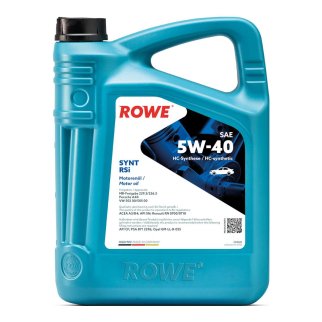 Масло моторное ROWE HIGHTEC RSI 5W40 4л синт. фото